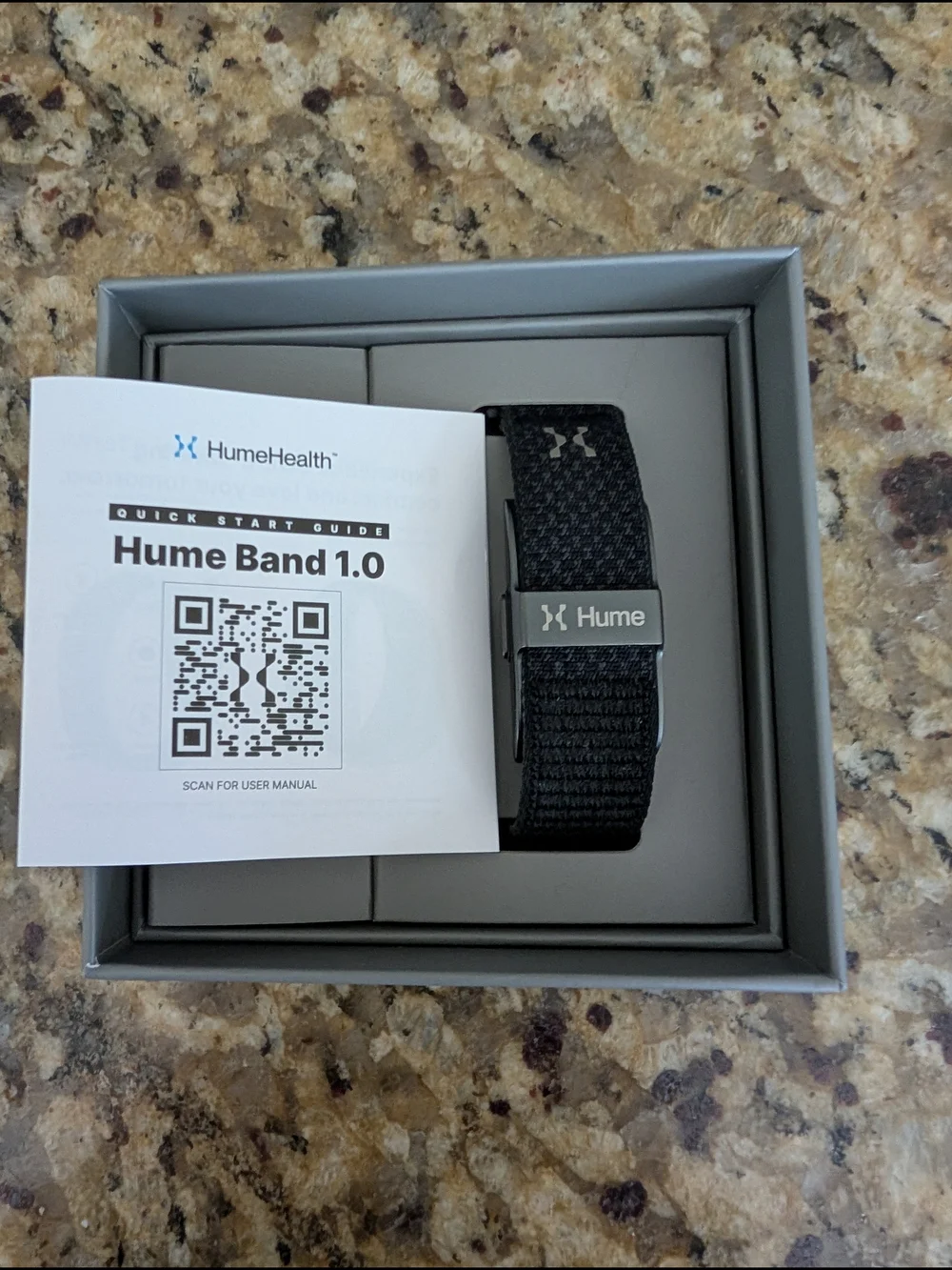 Hume Band 1.0 Adjustable Black Wrist Band